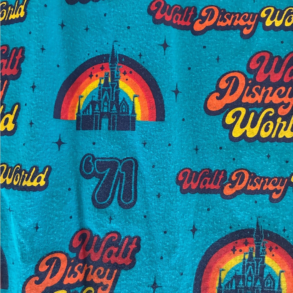 Disney Tank Top - Teal and Orange - Picture 2 of 5